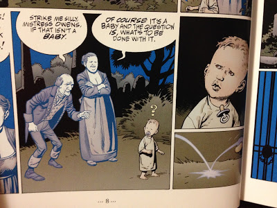 kevin nowlan the graveyard book illustration Bod and parents