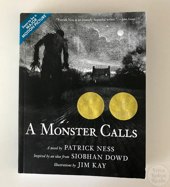 A Monster Calls by Patrick Ness book review by Erica Robyn Reads