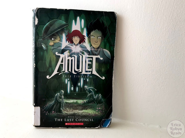 The Last Council (Amulet #4) by Kazu Kibuishi book photo by Erica Robyn Reads