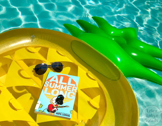 All Summer Long by Hope Larson book photo by Erica Robyn Reads