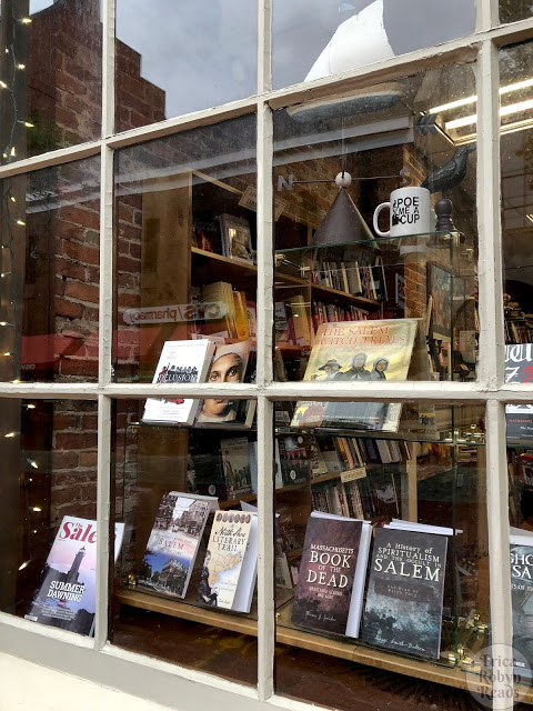 Wicked Good Books in Salem, MA Window Display