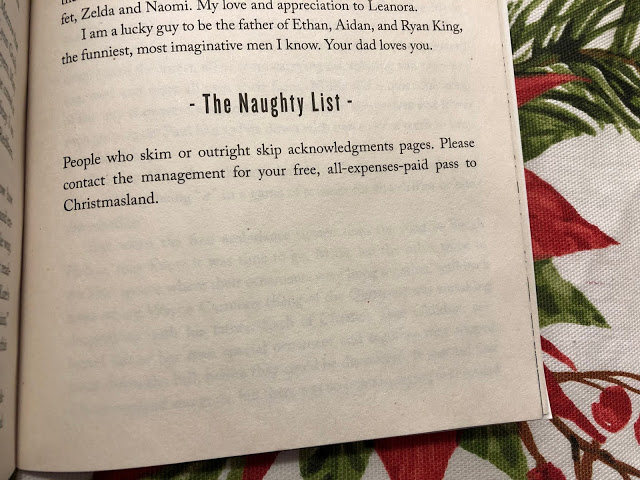 The Naughty List in NOS4A2 by Joe Hill