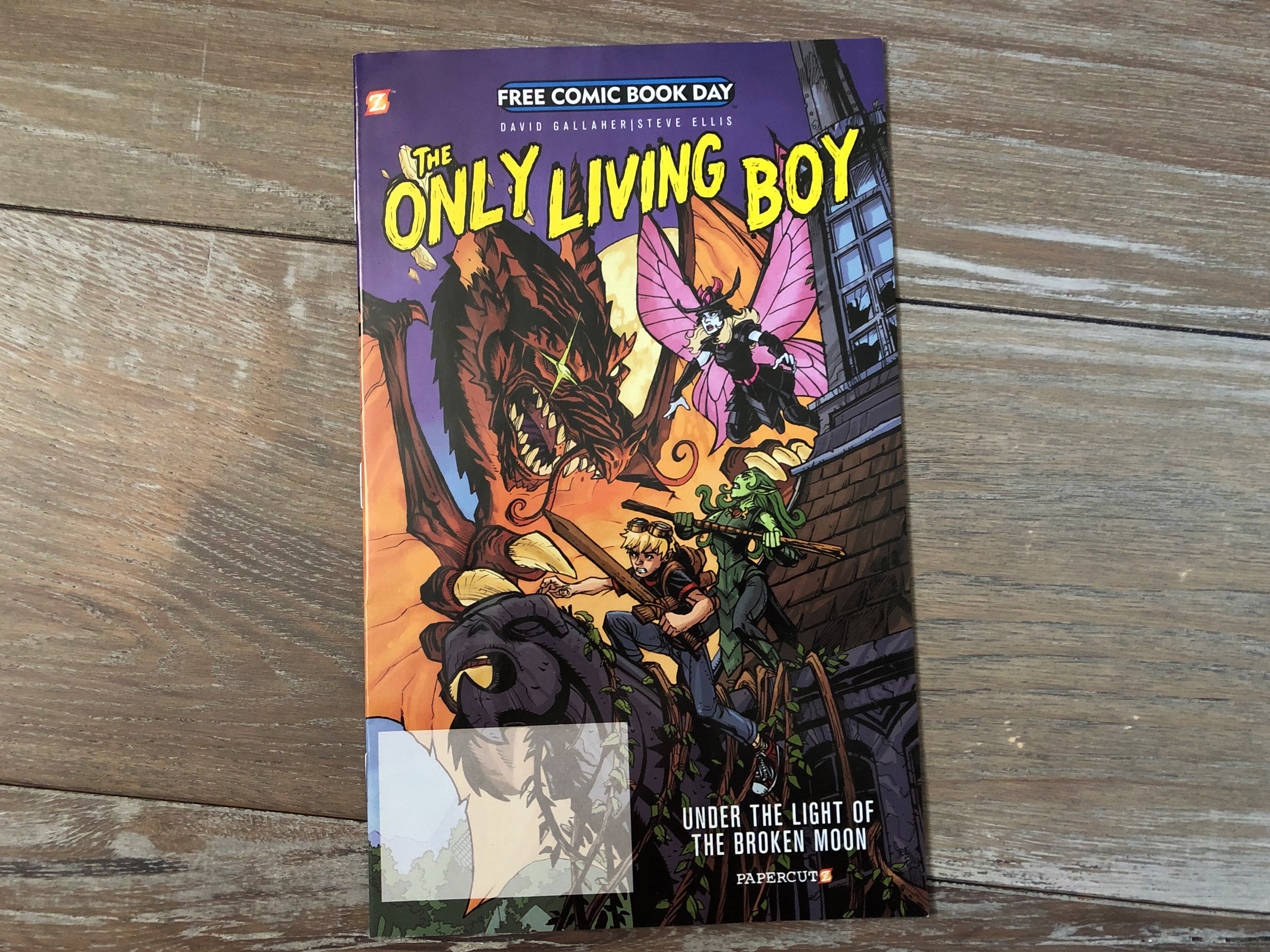 The Only Living Dead Boy comic cover