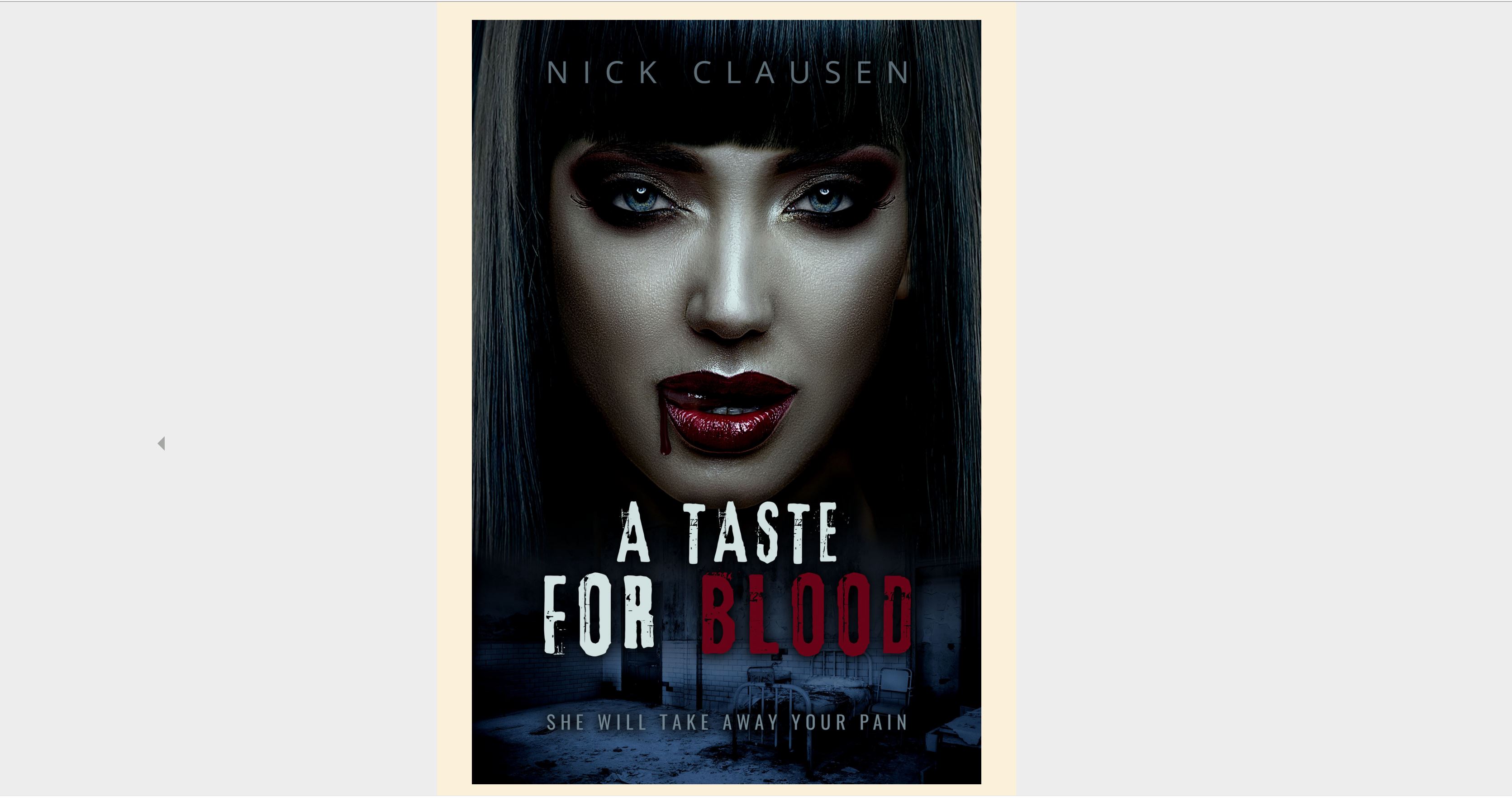 A Taste for Blood by Nick Clausen book image