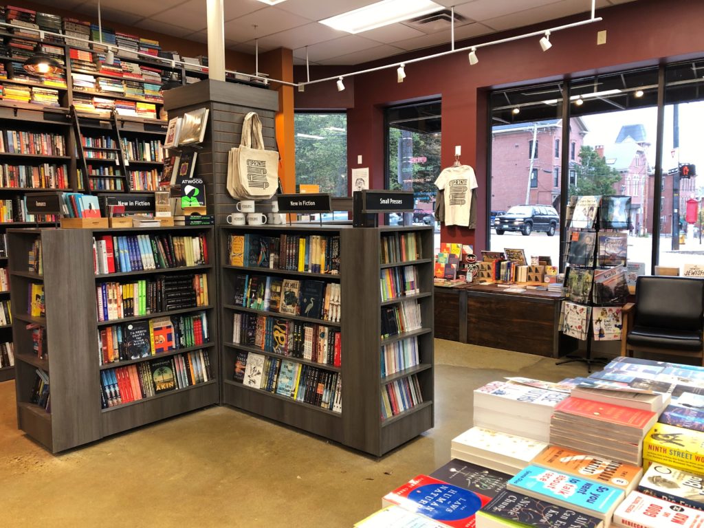 Print Bookstore Portland Maine - Shelves