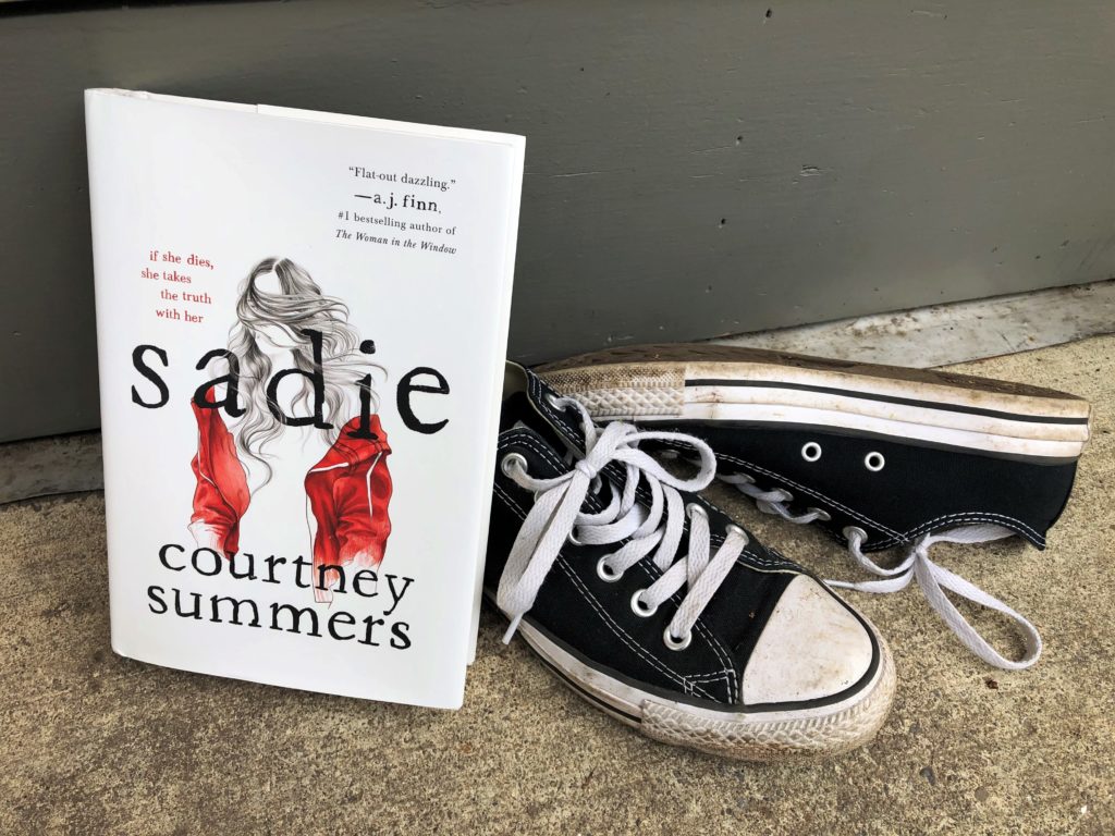 Sadie by Courtney Summers book photo by Erica Robyn Reads