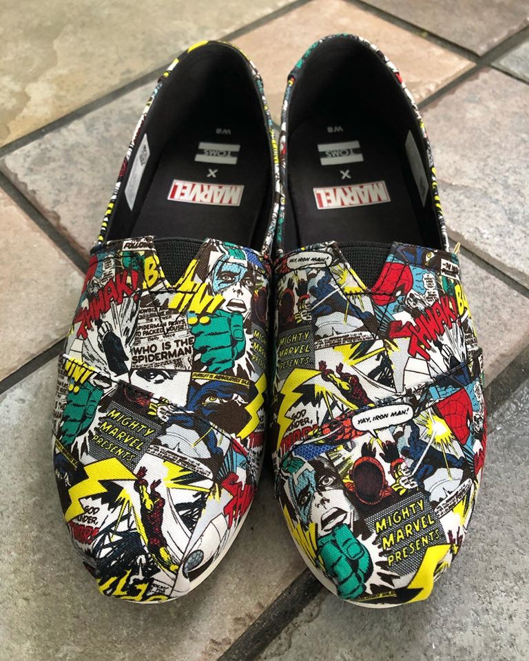 TOMS Marvel Edition Shoes Erica Robyn Reads