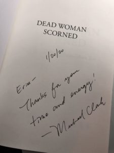 Dead Woman Scorned by Michael Clark autograph
