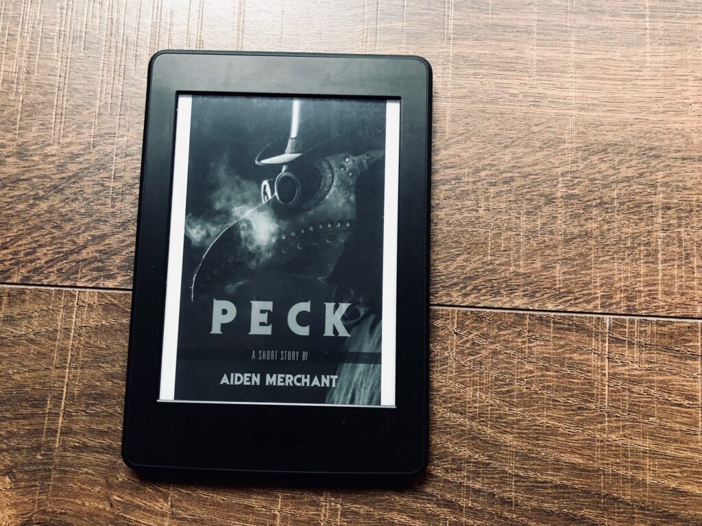 Peck by Aiden Merchant Book Photo by Erica Robyn Reads