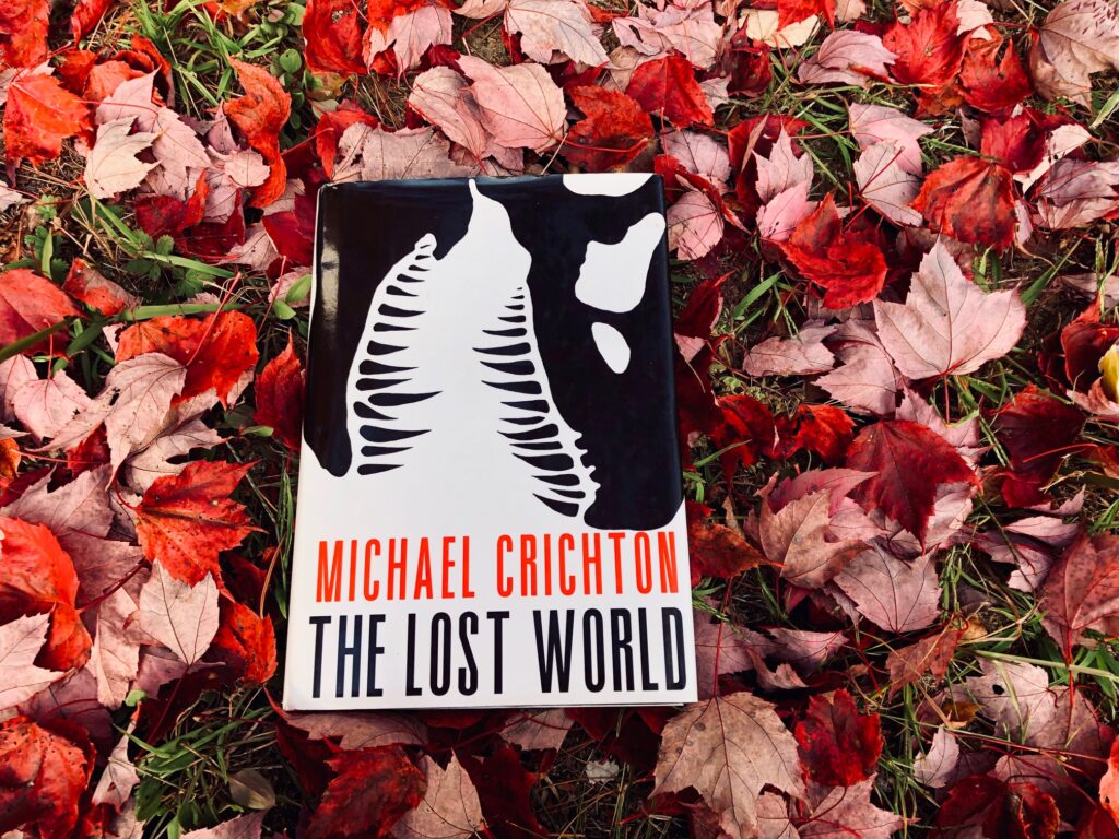 The Lost World by Michael Crichton book photo by Erica Robyn Reads