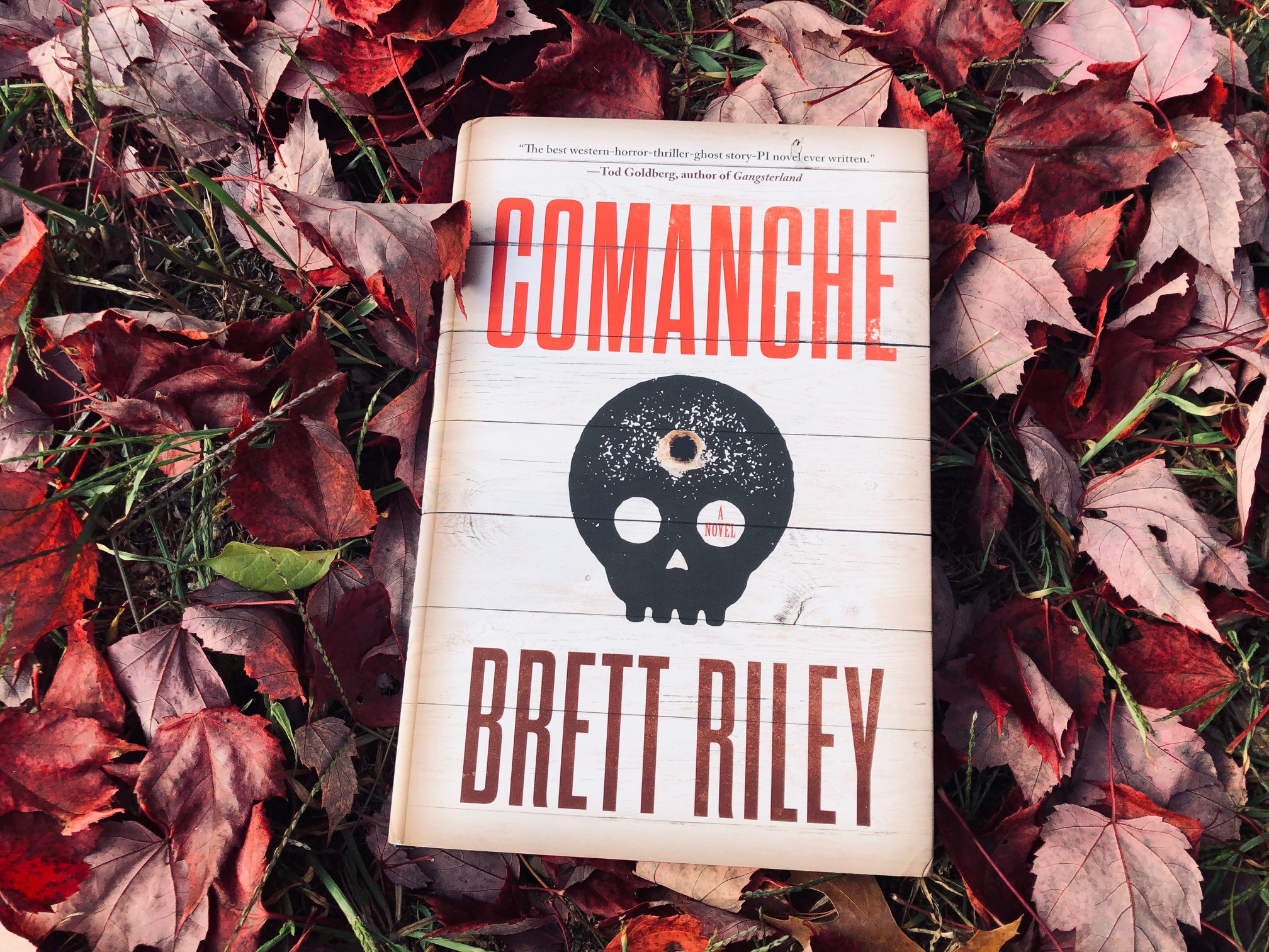 Comanche by Brett Riley book photo by Erica Robyn Reads