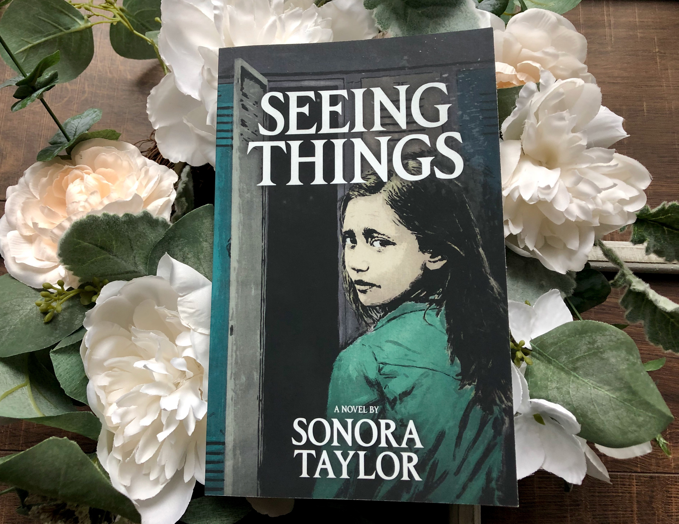 Seeing Things by Sonora Taylor book photo by Erica Robyn Reads