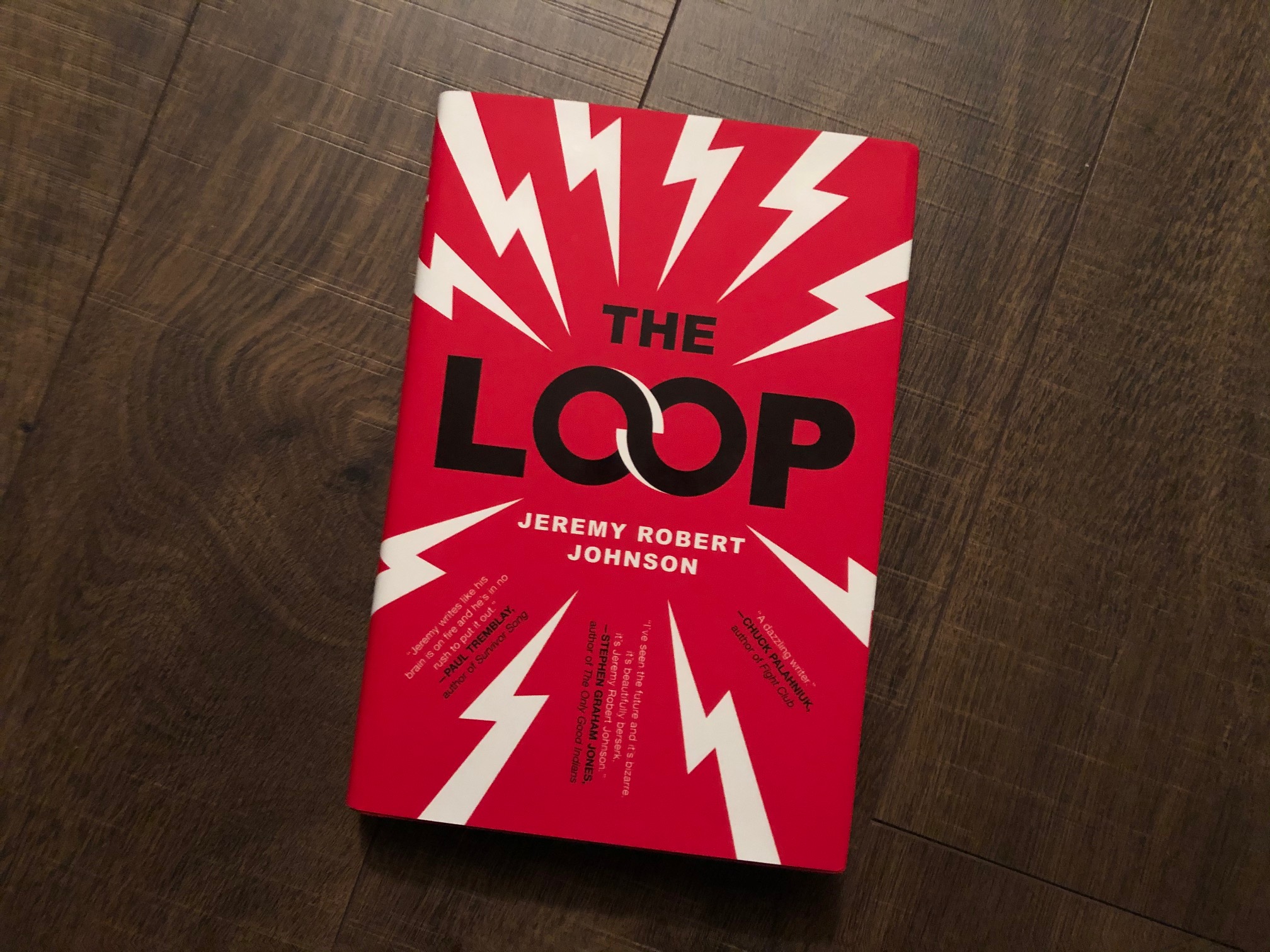 The Loop by Jeremy Robert Johnson book photo by Erica Robyn Reads