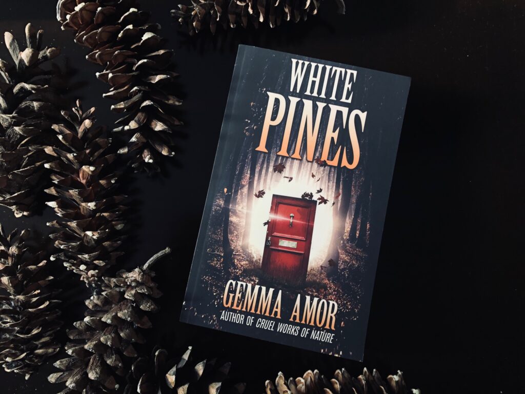White Pines by Gemma Amor Book Photo by Erica Robyn Reads