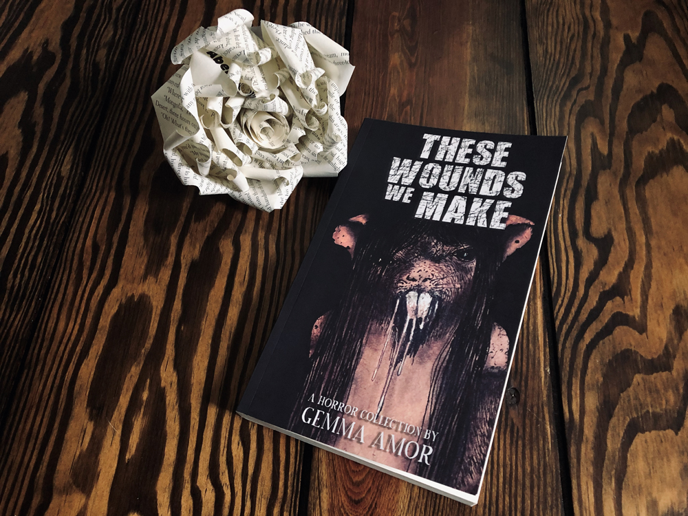 These Wounds We Make by Gemma Amor book photo by Erica Robyn Reads