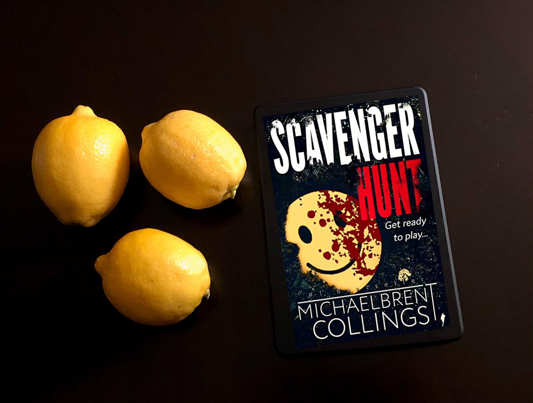 Scavenger Hunt by Michaelbrent Collings book photo by Erica Robyn Reads