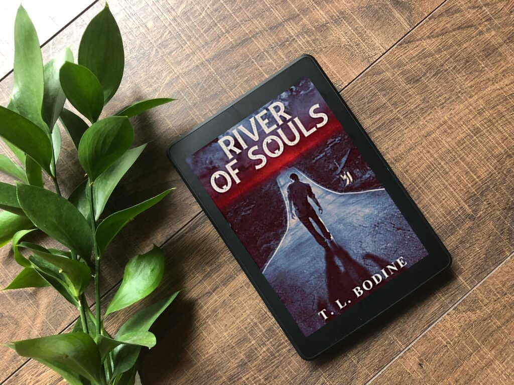 River of Souls by T.L. Bodine book photo by Erica Robyn Reads