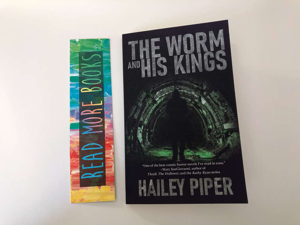 The Worm and His Kings by Hailey Piper book photo by Erica Robyn Reads