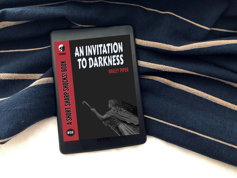 An Invitation to Darkness by Hailey Piper book photo by Erica Robyn Reads