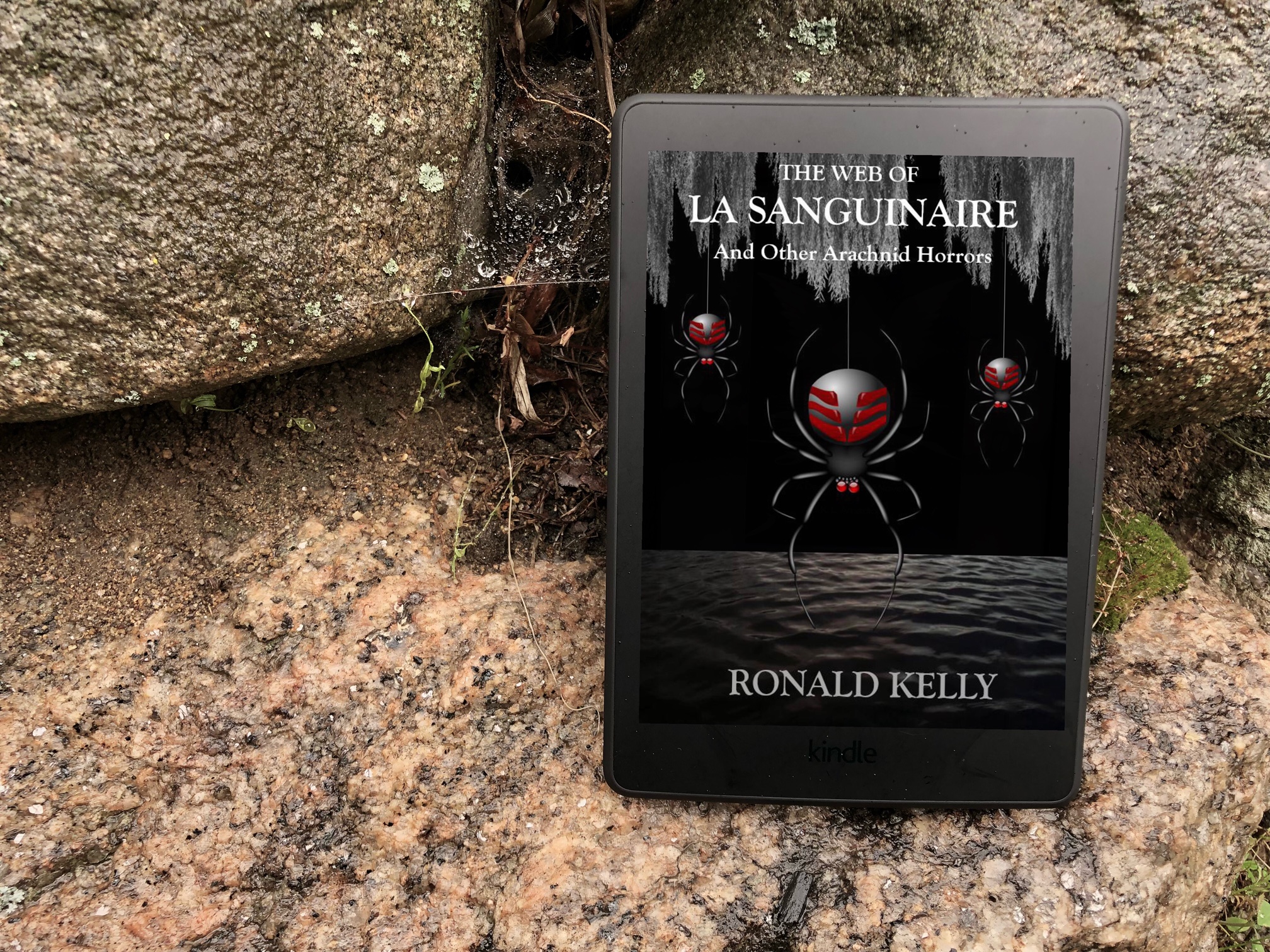 The Web of La Sanguinaire & Other Arachnid Horrors by Ronald Kelly book photo by Erica Robyn Reads