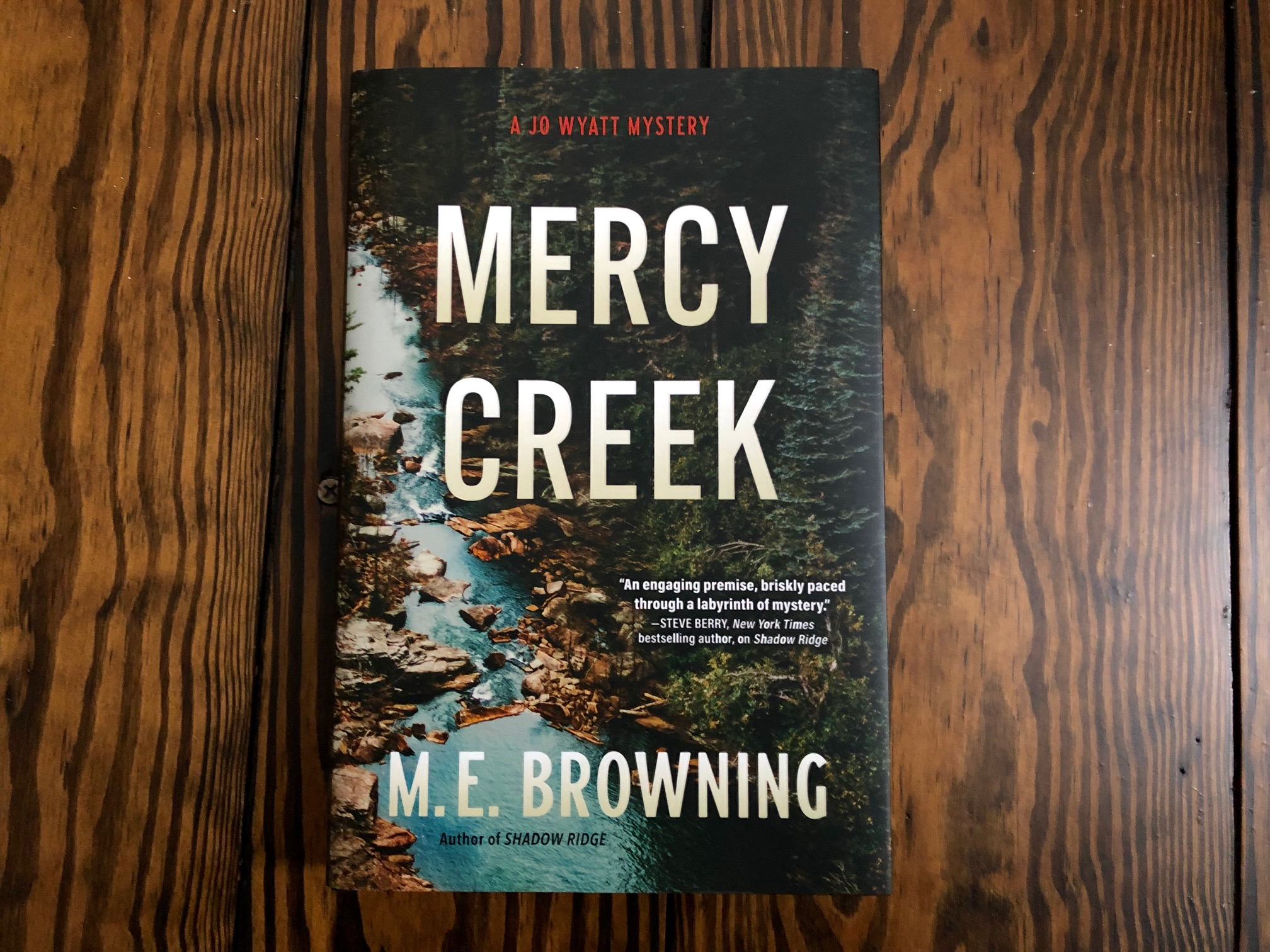 Mercy Creek by M. E. Browning book photo by Erica Robyn Reads