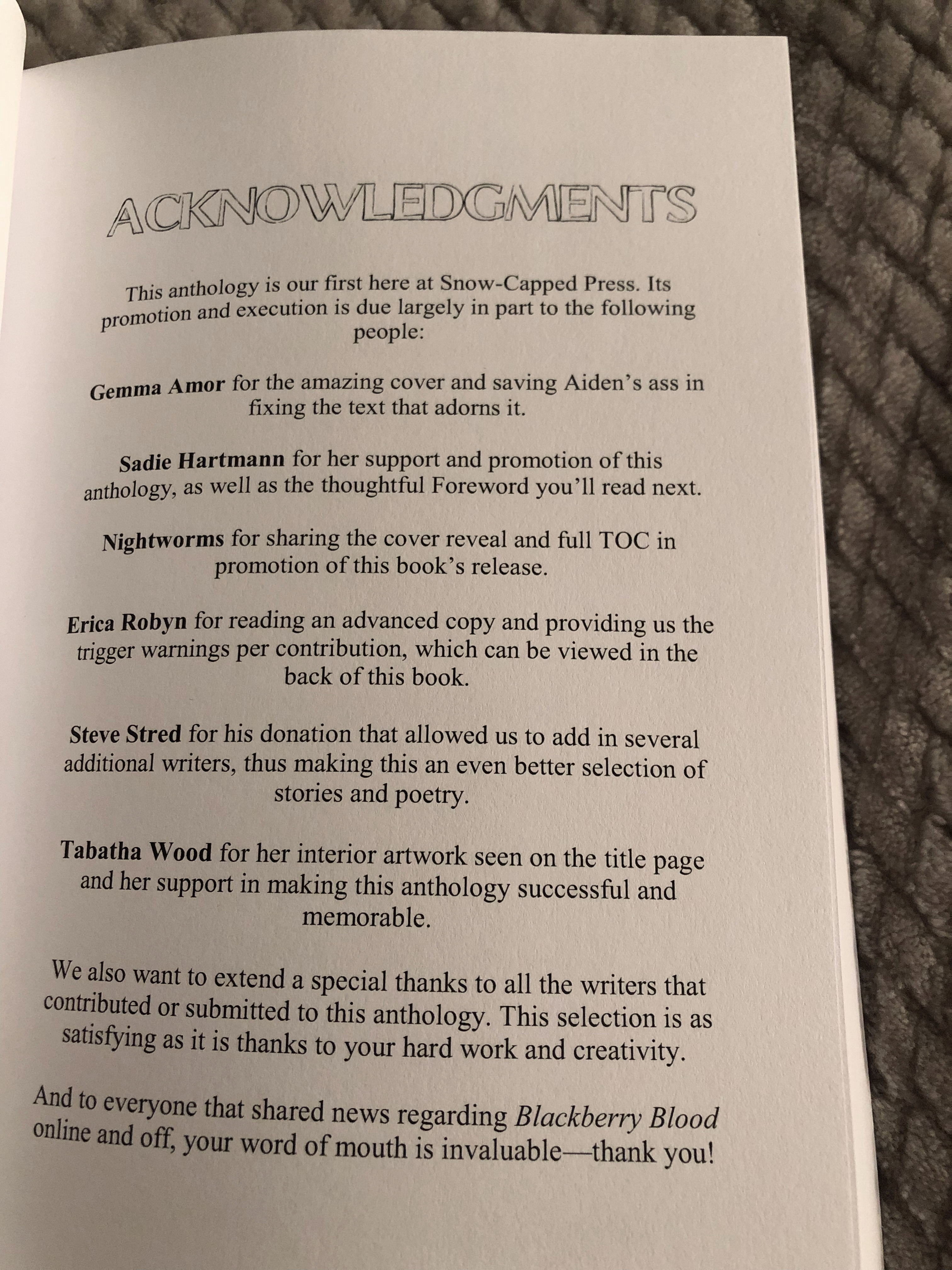 Blackberry Blood Acknowledgements Section - Erica Robyn Nov 2021