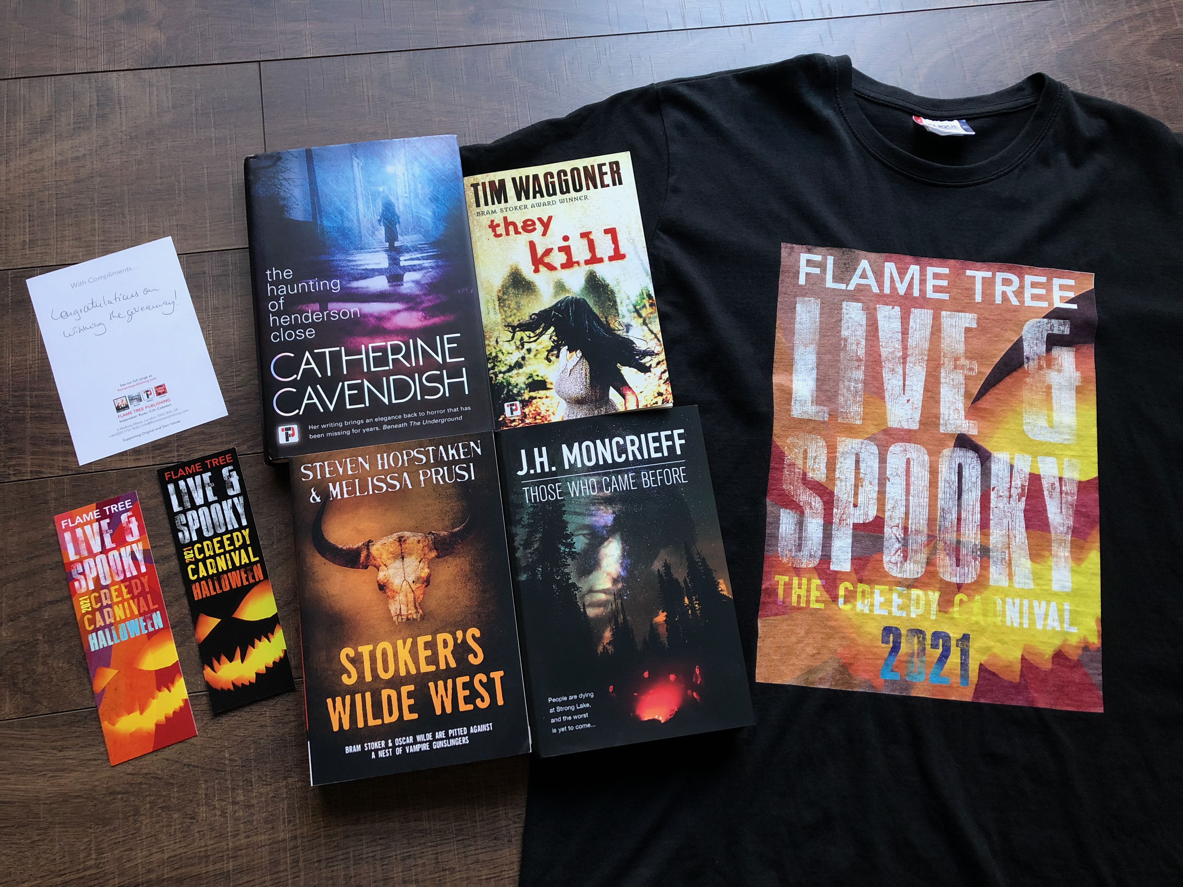 Flame Tree Live & Spooky Giveaway Unboxing 2021