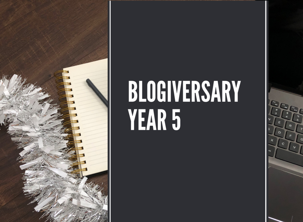 Blogiversary Year 5 by Erica Robyn Reads