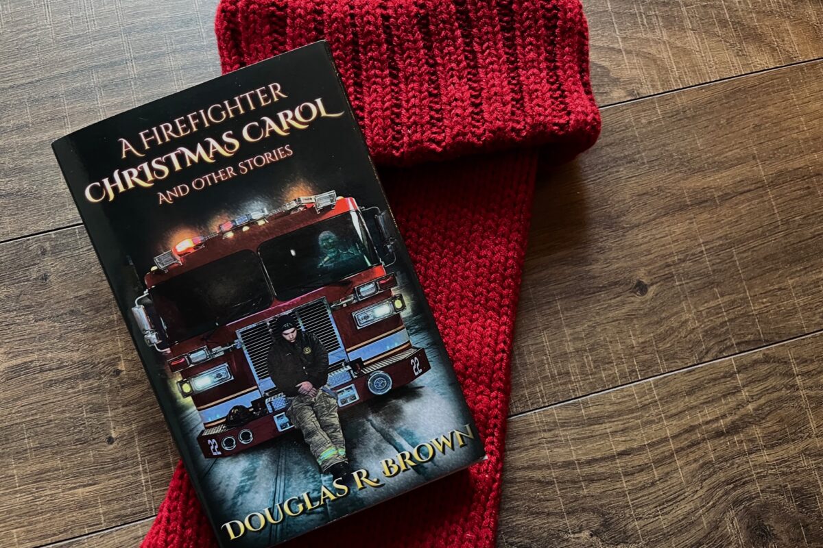 Firefighter Christmas Carol and Other Stories by Douglas R. Brown book photo by Erica Robyn Reads