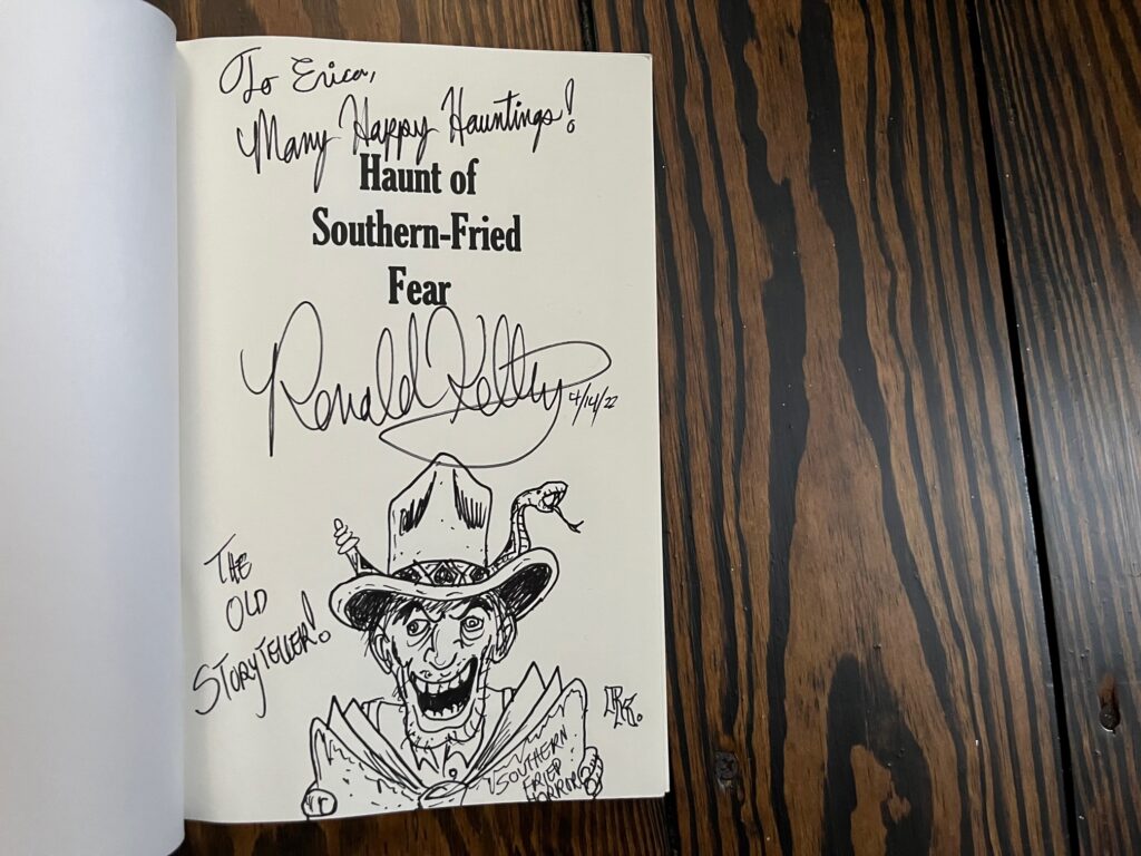 Haunt of Southern-Fried Fear by Ronald Kelly signed copy