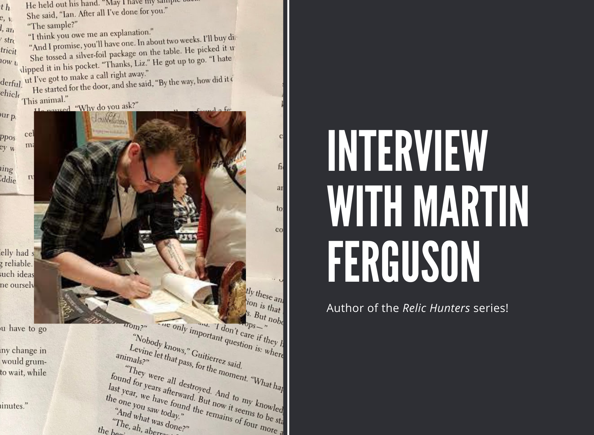 Interview with Martin Ferguson with Erica Robyn Reads