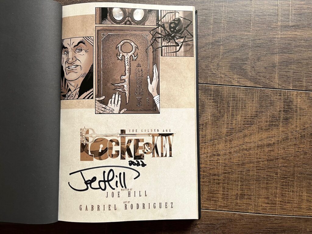 Joe Hill Signed Graphic Novel - Locke and Key