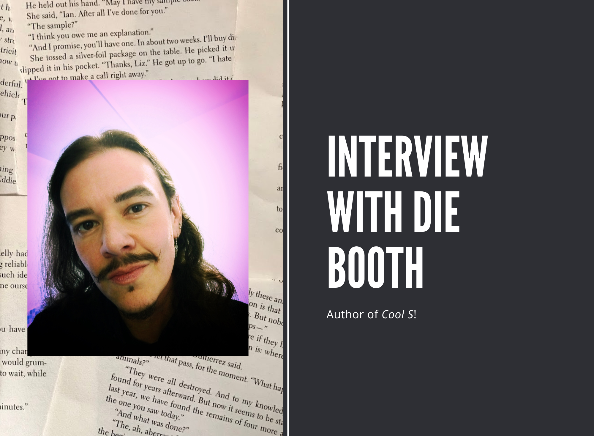 Interview with author Die Booth