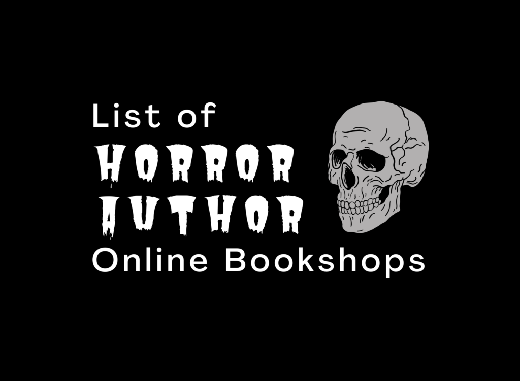 List of Horror Author Online Bookshops list by Erica Robyn Reads