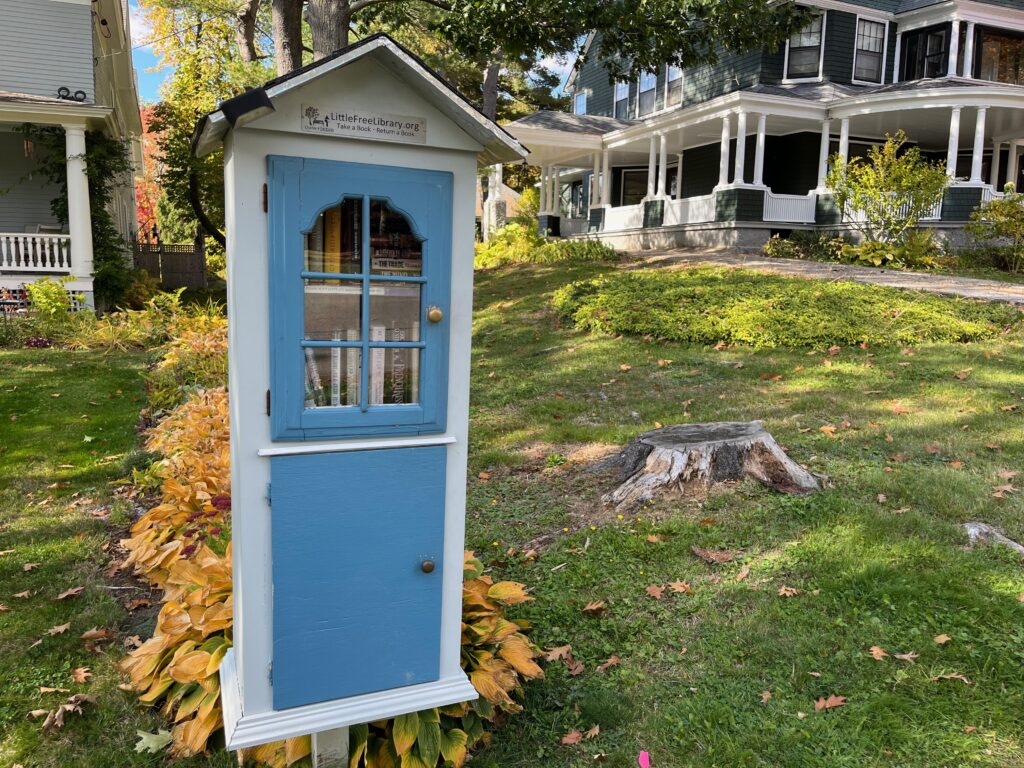 Little Free Library on Broadway in Bangor, Maine