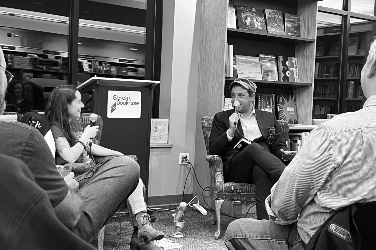 Josh Malerman at Gibson's Bookstore October 2022