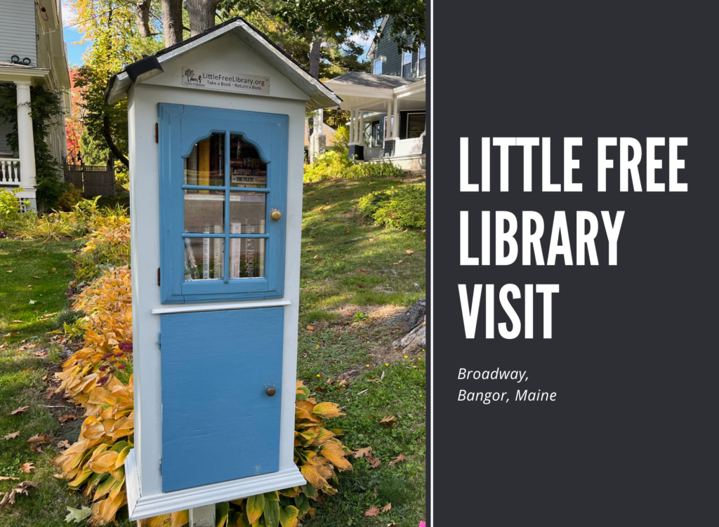 Little Free Library on Broadway in Bangor, Maine