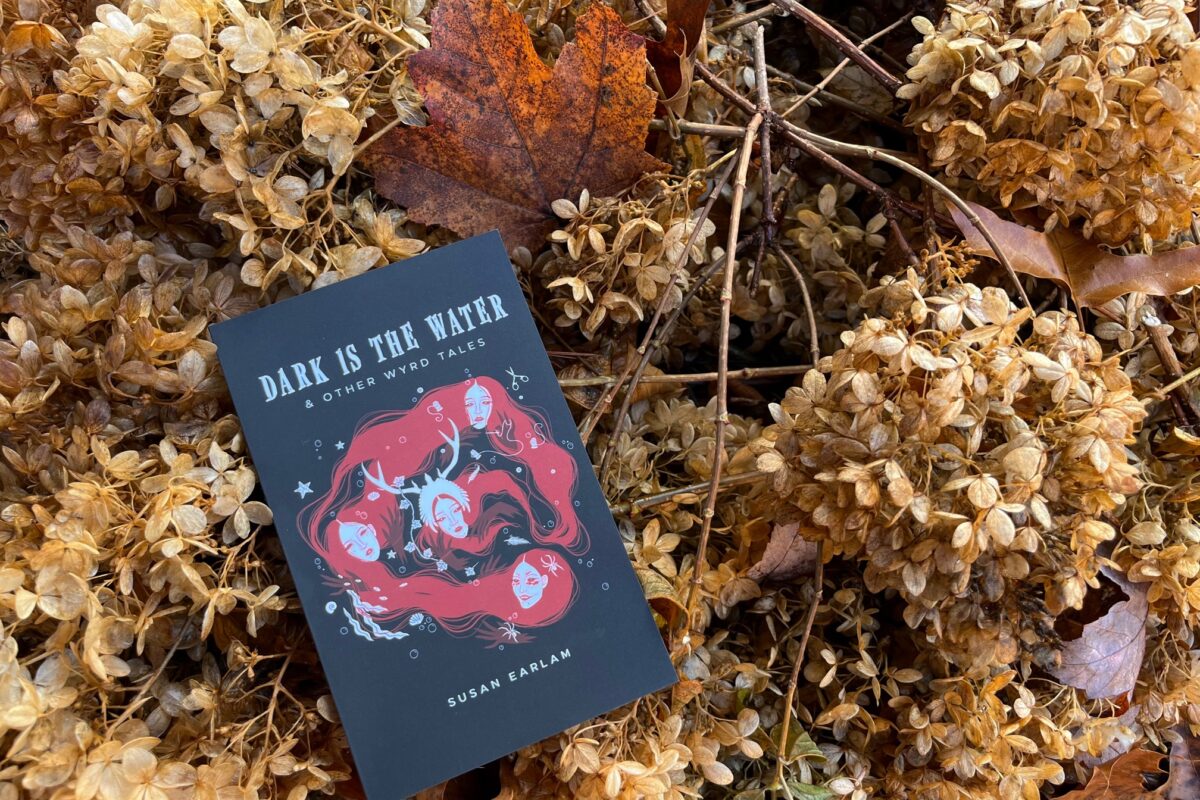 Dark Is The Water & Other Wyrd Tales by Susan Earlam book photo by Erica Robyn Reads