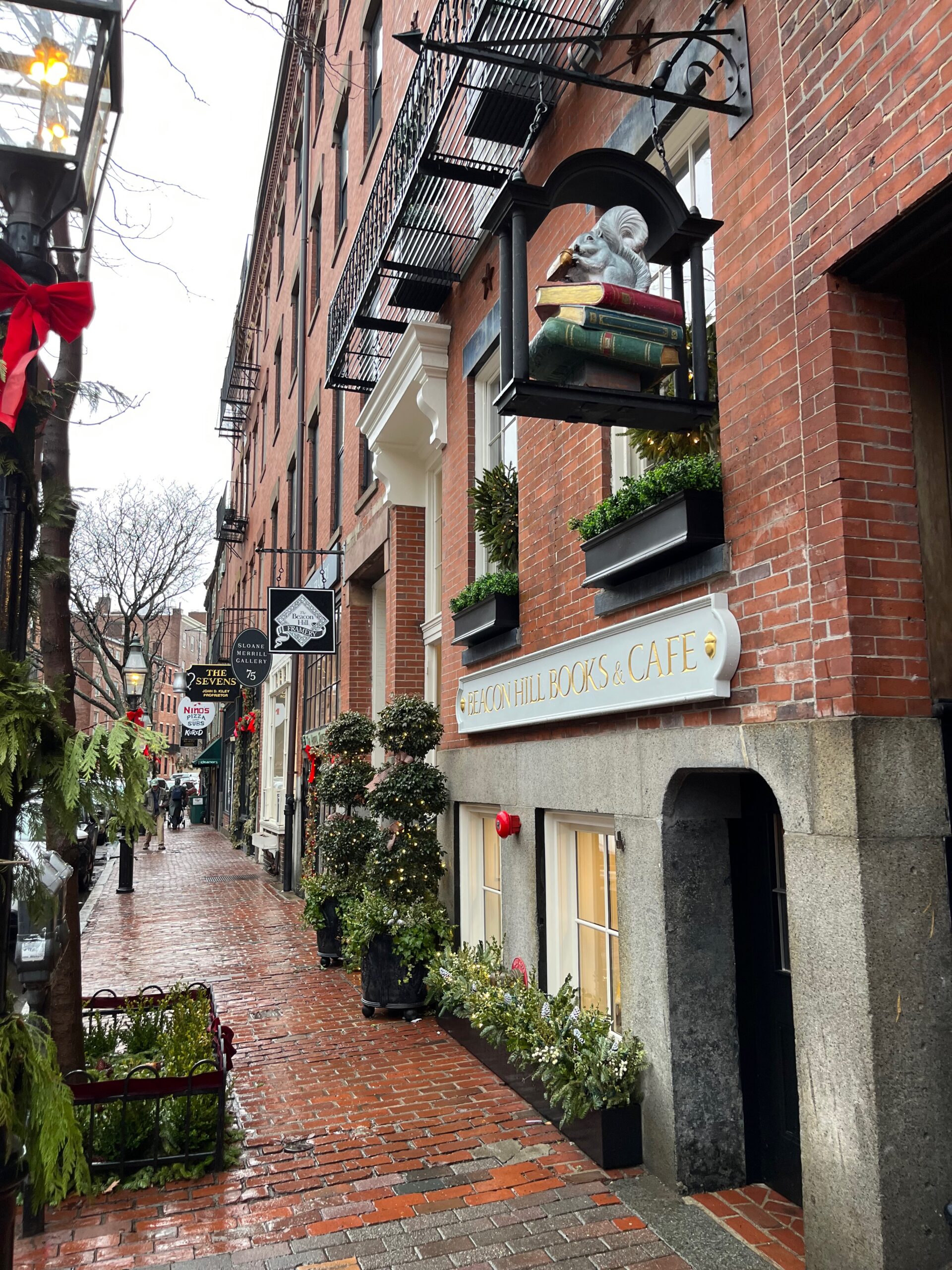 Visiting Beacon Hill Books & Cafe in Boston, Massachusetts Erica