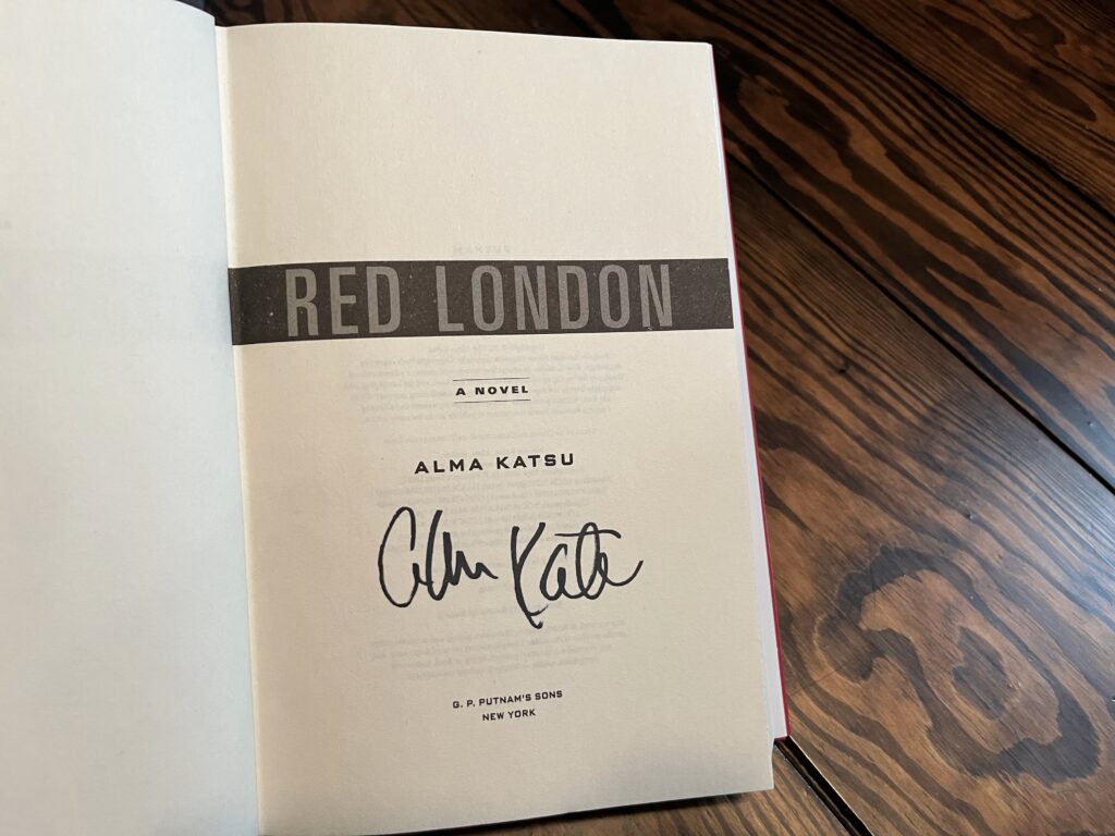 Signed Copy of Red London by Alma Katsu