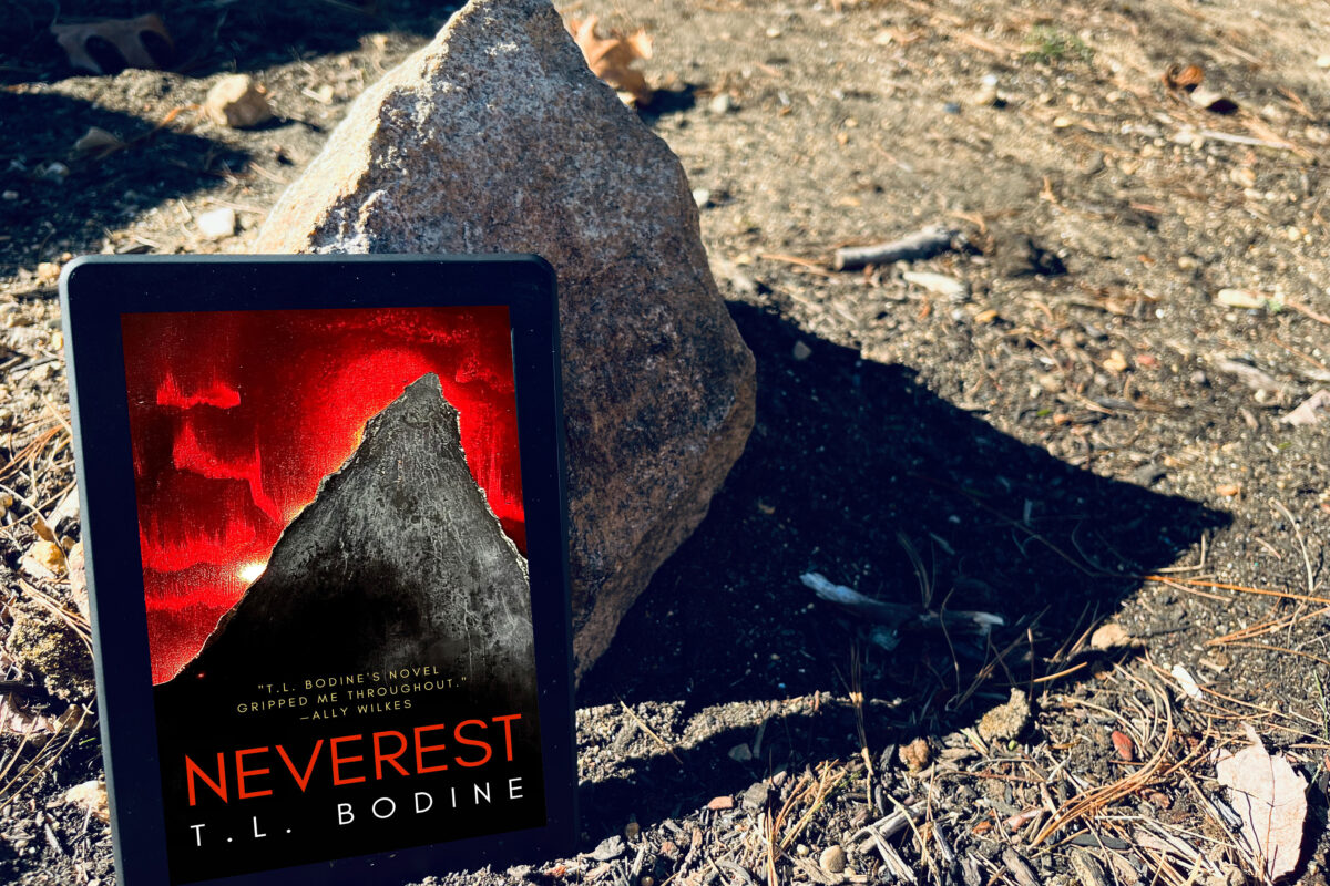 Neverest by T.L. Bodine book photo by Erica Robyn Rads