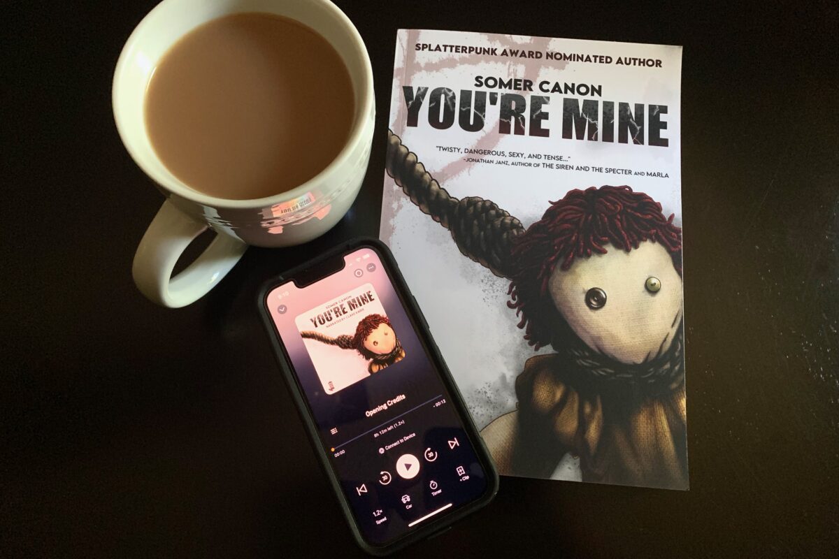 You're Mine by Somer Canon, Narrated by Clare Radix photo by Erica Robyn Reads