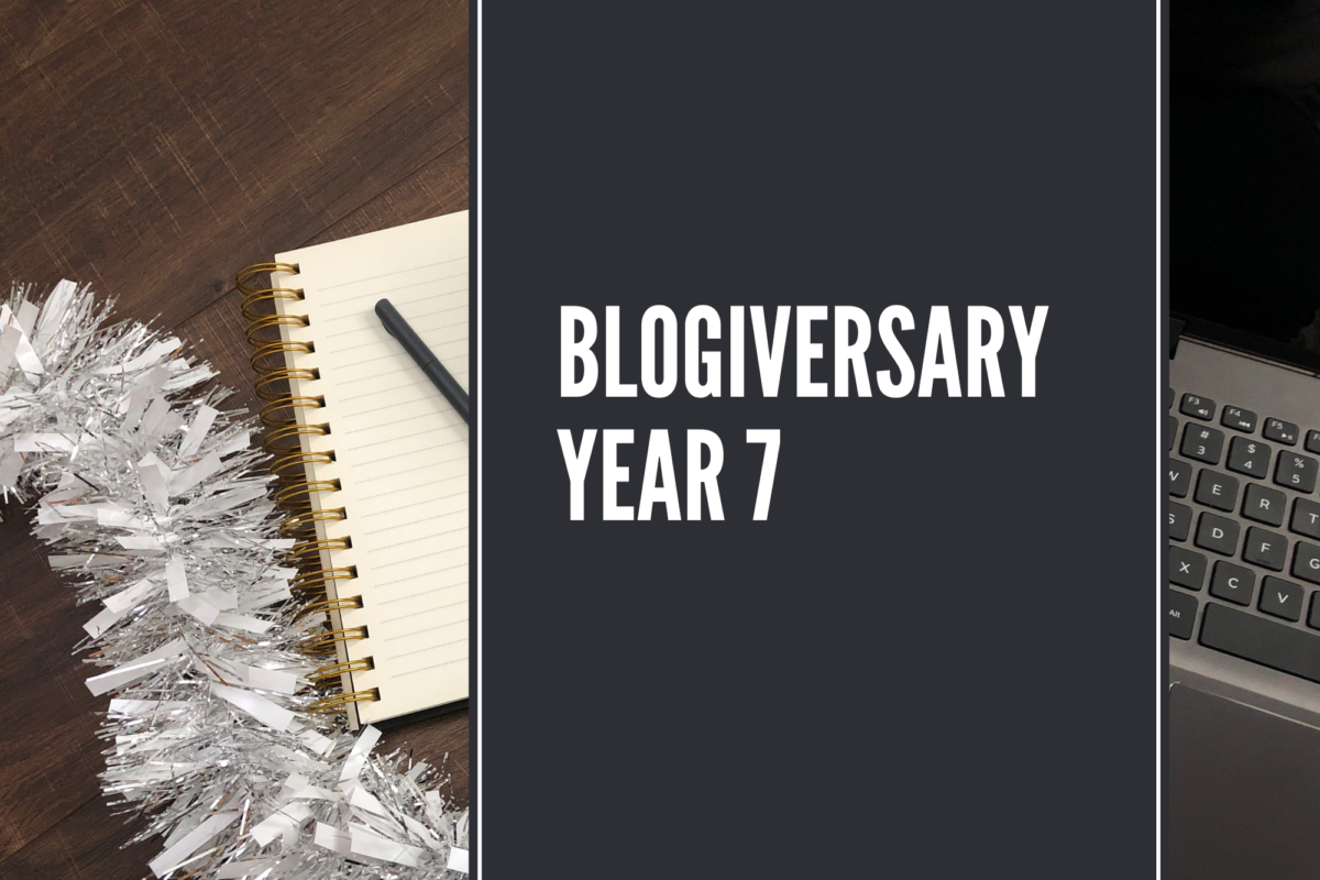 My Seventh Year Blogiversary - Erica Robyn Reads