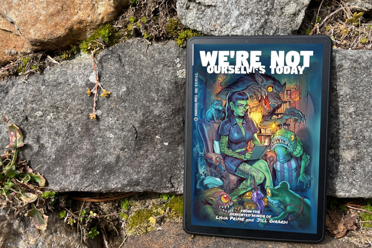 We're Not Ourselves Today by Lydia Prime and Jill Girardi book photo and book review by Erica Robyn Reads